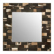 Relic Square Petrified Wood Wall Mirror