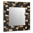 Relic Square Petrified Wood Wall Mirror