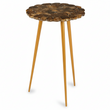 Relic Round  Side Table with Agate Top