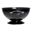 Retro Black Enamel Colander