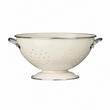 Retro Cream Enamel Colander