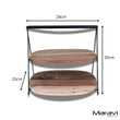 Revika 27cm 2 Tier Cake Stand