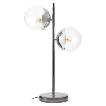 Revive Large Silver Finish Metal Table Lamp