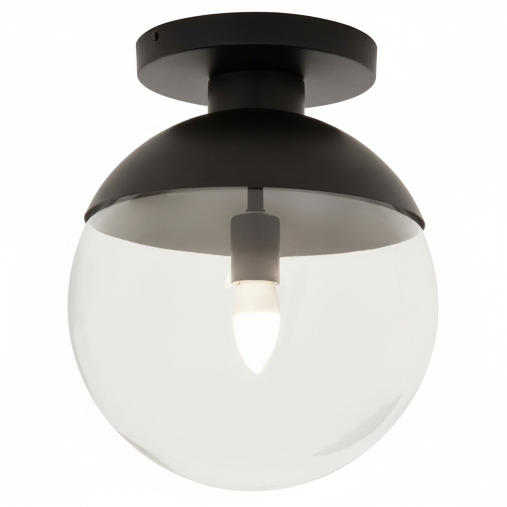 Revive Black Finish Ceiling Light