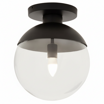 Revive Black Finish Ceiling Light