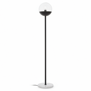 Revive Black Finish Metal Floor Lamp