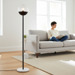 Revive Black Finish Metal Floor Lamp