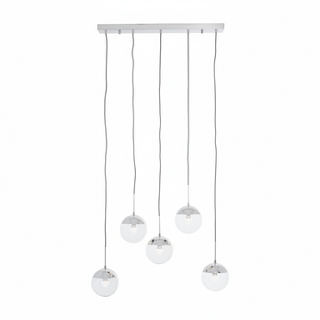 Revive Chrome Finish 5 Pendant Light
