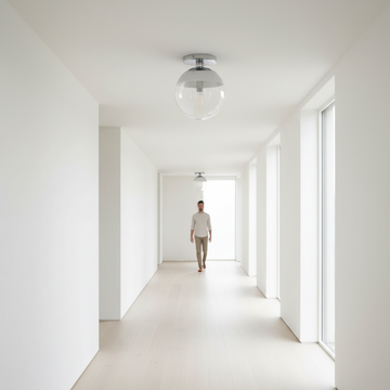 Revive Chrome Finish Ceiling Light