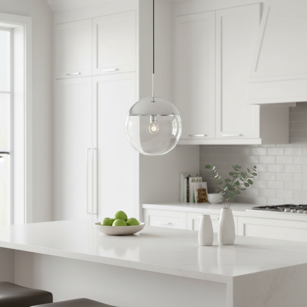 Revive Chrome Finish Pendant Light