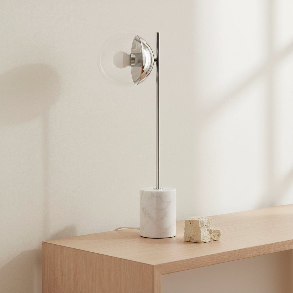 Revive Chrome Finish Table Lamp