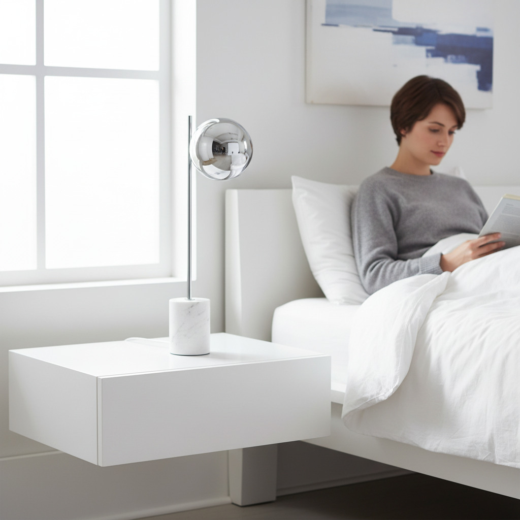 Revive Chrome Finish Table Lamp