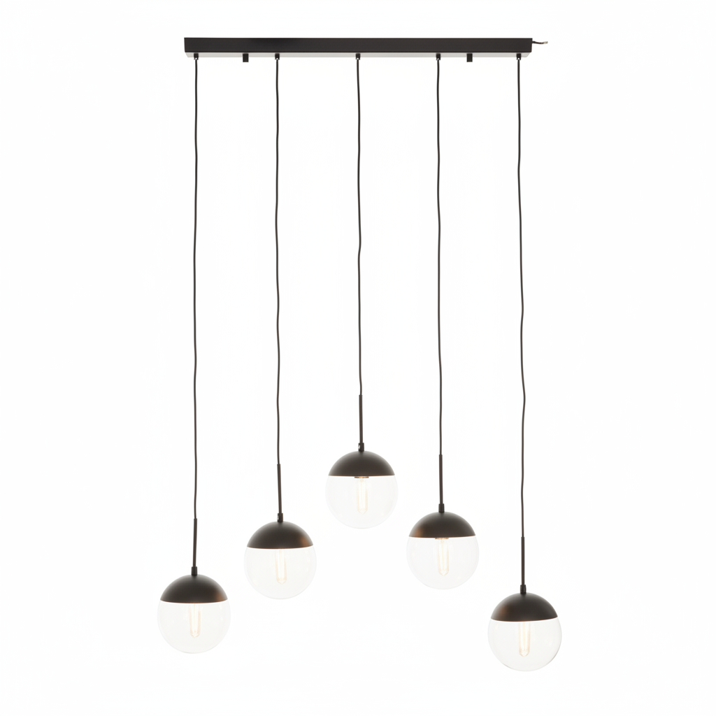 Revive Clear Glass Shades Pendant Light