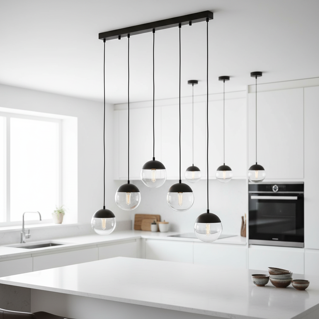 Revive Clear Glass Shades Pendant Light