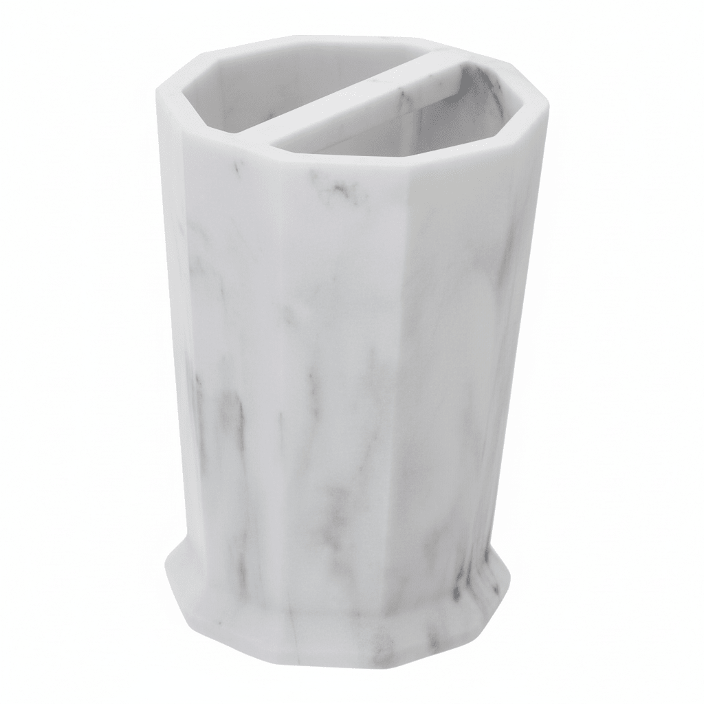 Riviera Two Compartment Toothbrush Holder