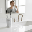 Riviera Two Compartment Toothbrush Holder