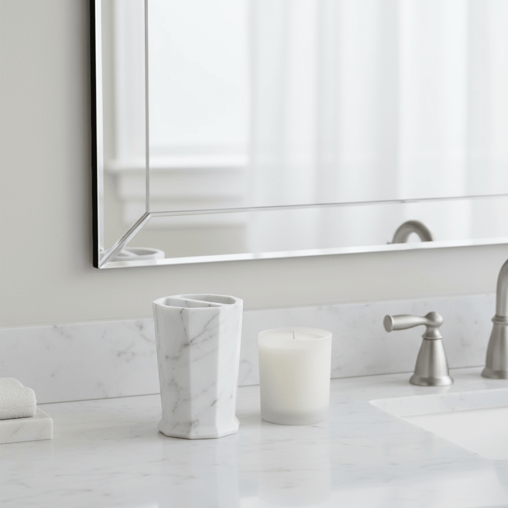 Riviera Two Compartment Toothbrush Holder