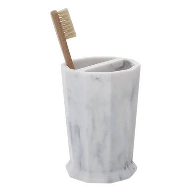 Riviera Two Compartment Toothbrush Holder