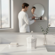 Riviera Grey Cotton Jar