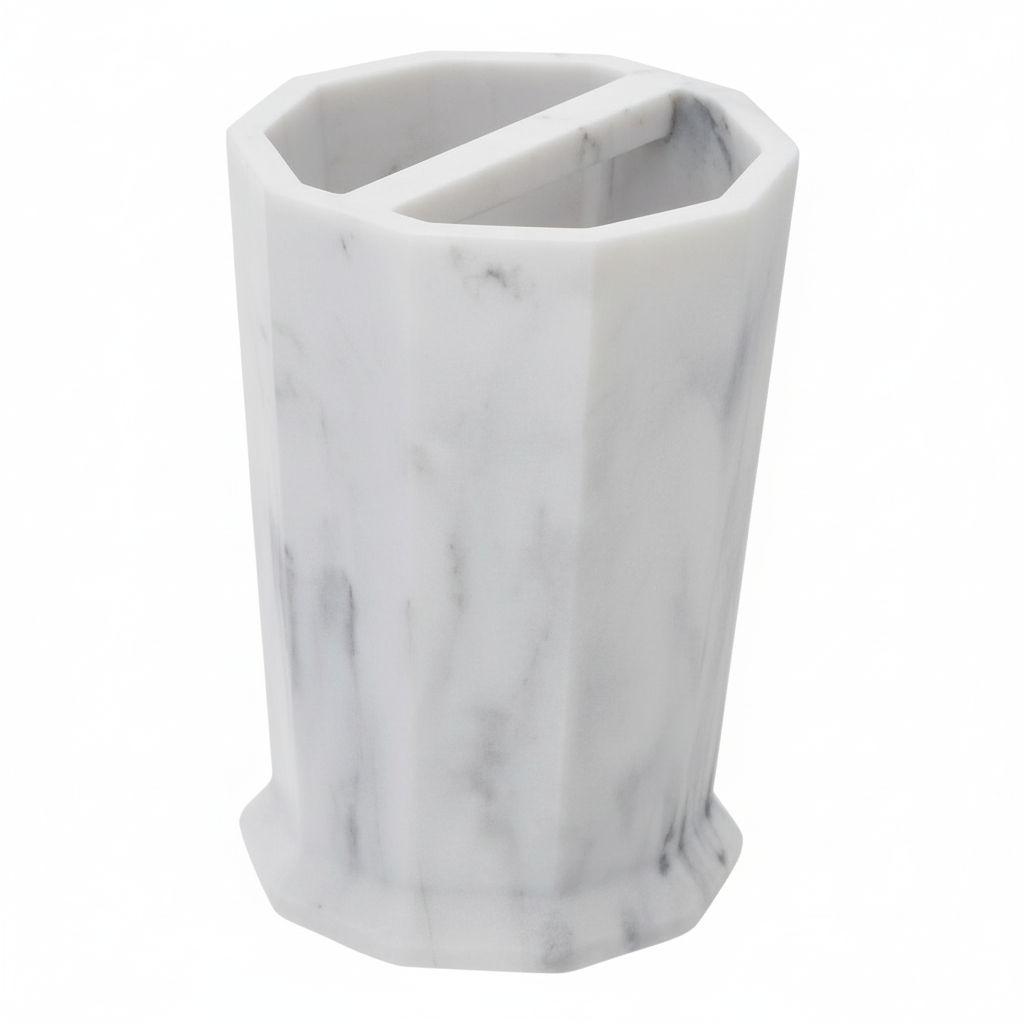 Riviera Two Compartment Toothbrush Holder