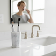 Riviera Two Compartment Toothbrush Holder