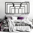 Wall art size guide — Bedroom
