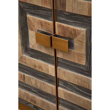 Roselle Two Door Recycled Elm Wood Sideboard