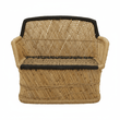 Rowan Two Seater Natural And Black Sofa