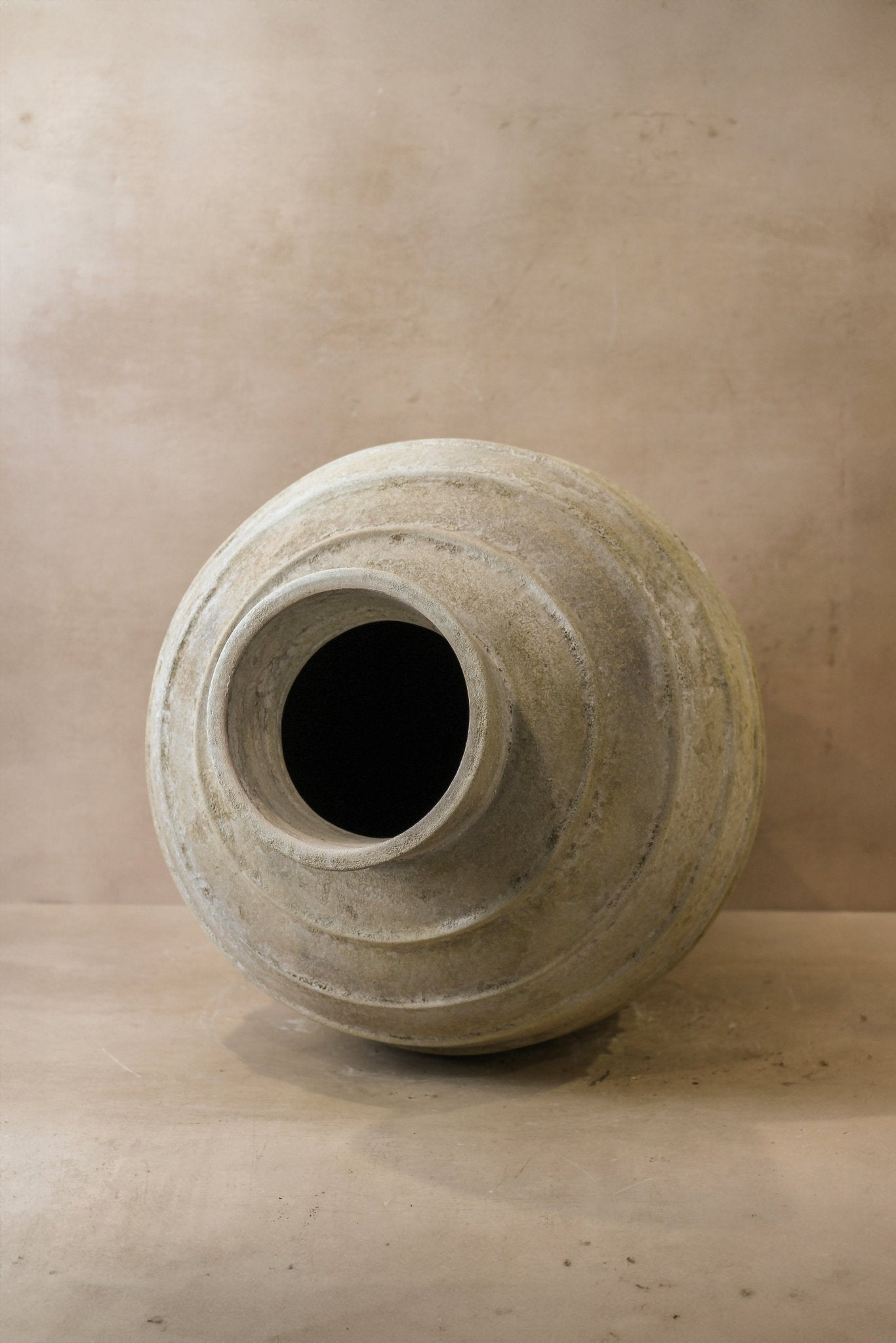 Rustic Glazed Brown Indonesian Pot No 22