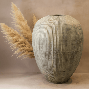 Rustic Glazed Brown XL Indonesian Pot No 32