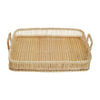 Rustic Rattan/Bamboo Natural Rectangular