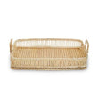 Rustic Rattan/Bamboo Natural Rectangular