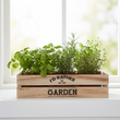 Rustic Natural Planter And Herb Crate