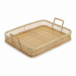 Rustic Rattan/Bamboo Natural Rectangular