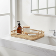 Rustic Rattan/Bamboo Natural Rectangular