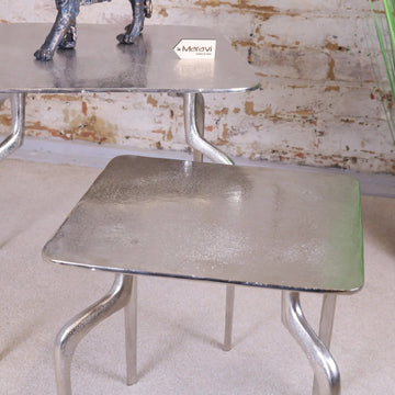 Sabna Set of 2 Metal Square Side Tables