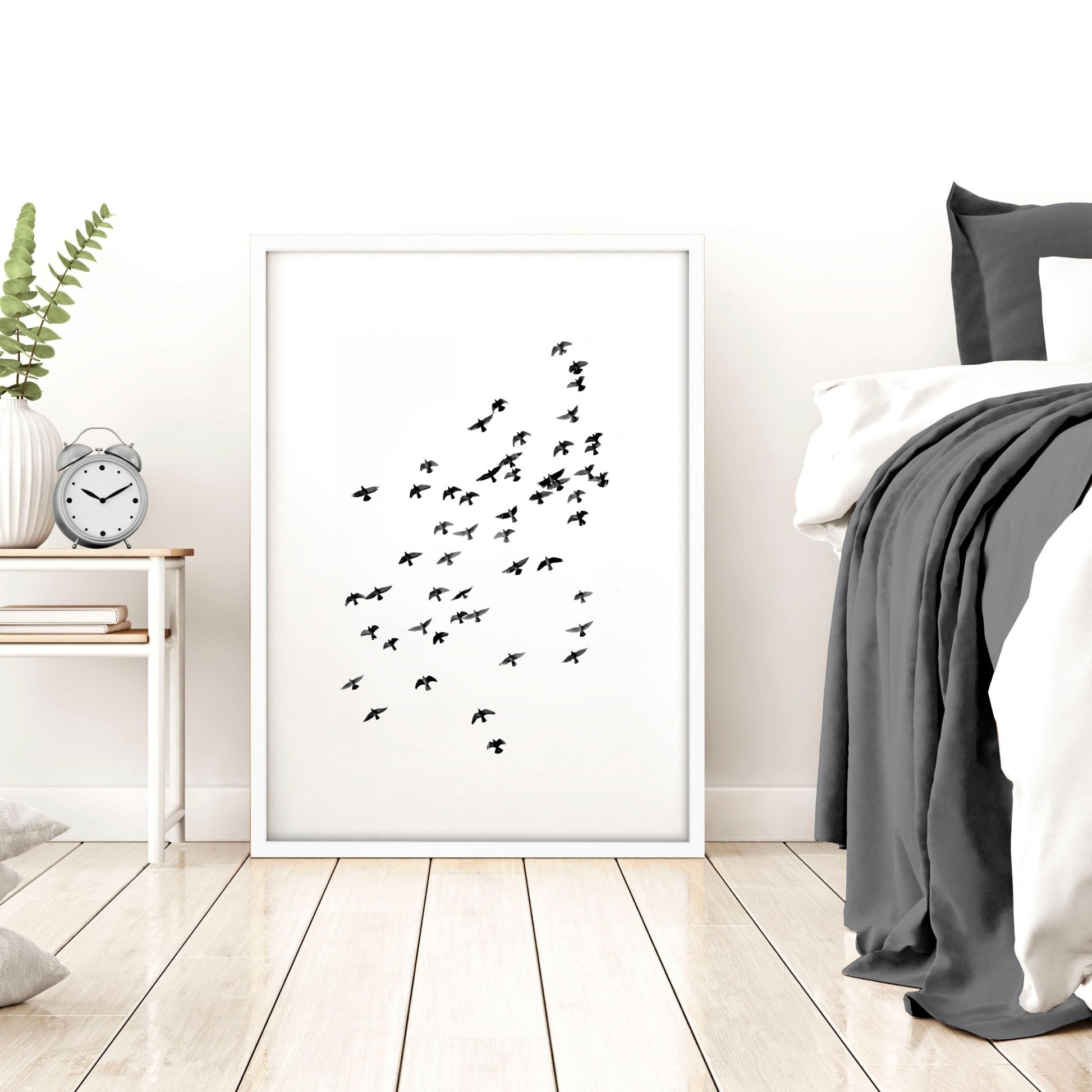 Safari Accessories For Bedroom | Set of 3 African Wildlife Wall art Prints