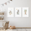 Safari Nursery Print | Set of 3 wall art prints