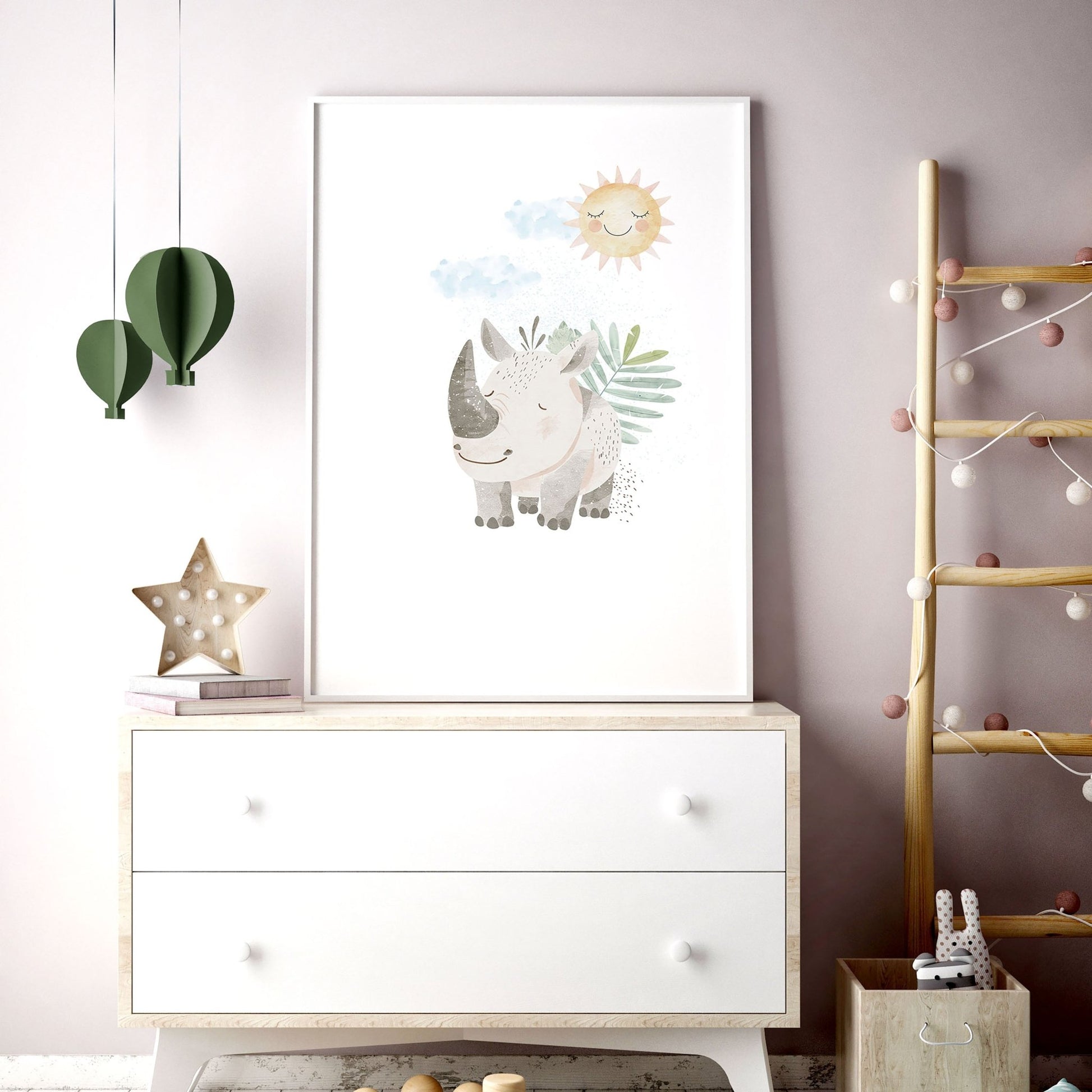 Safari Nursery Prints | Set of 3 wall art prints