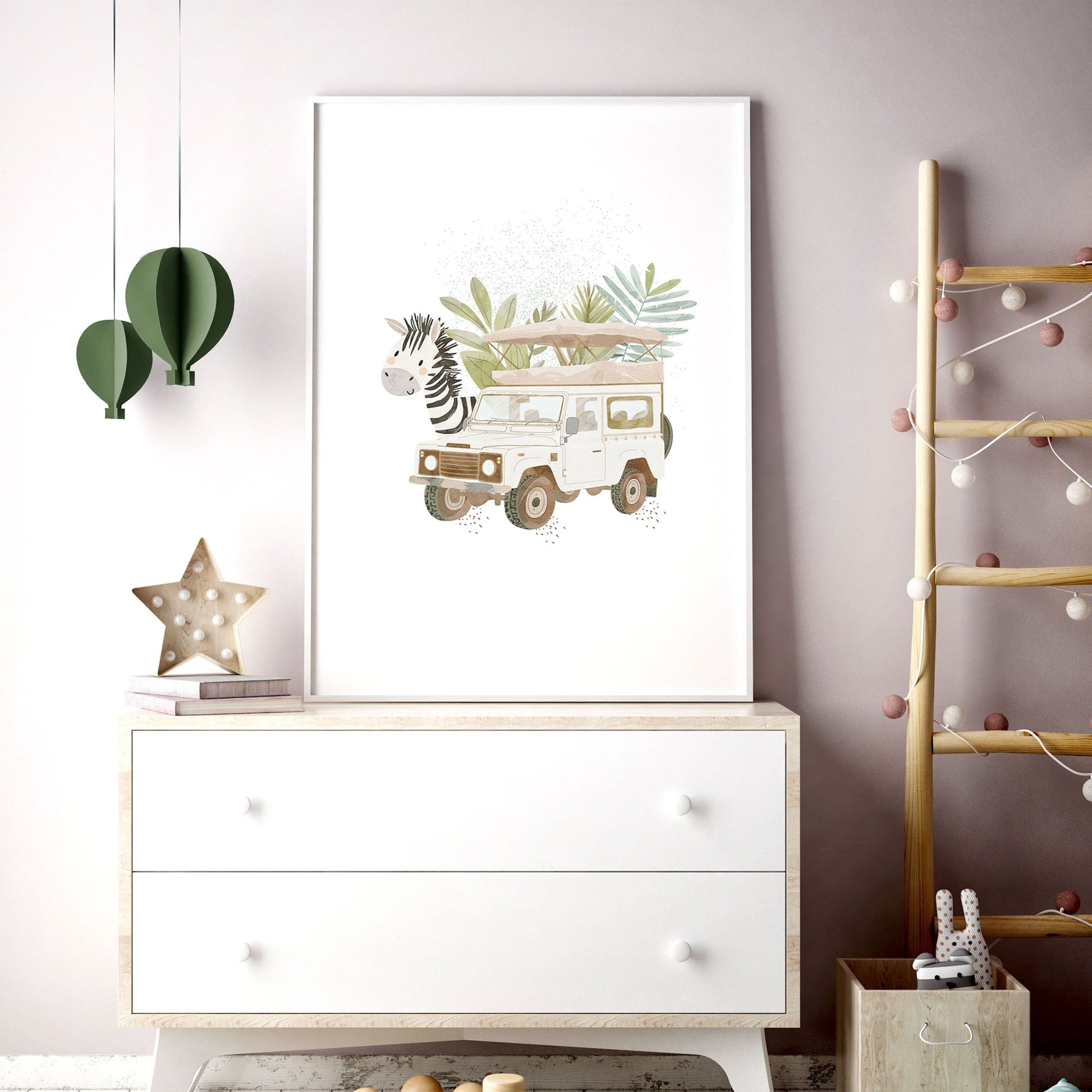 Safari Nursery Prints | Set of 3 wall art prints