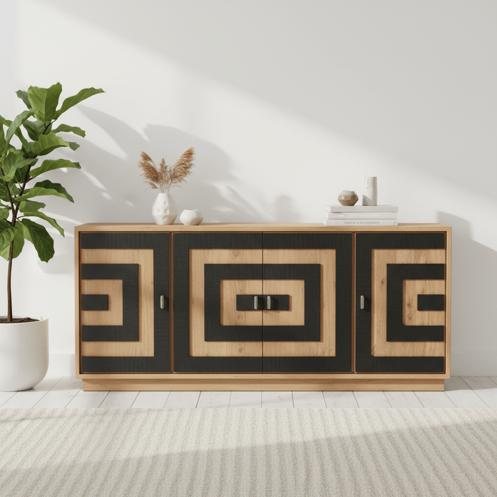 Salem 4 Door Mango Wood Sideboard
