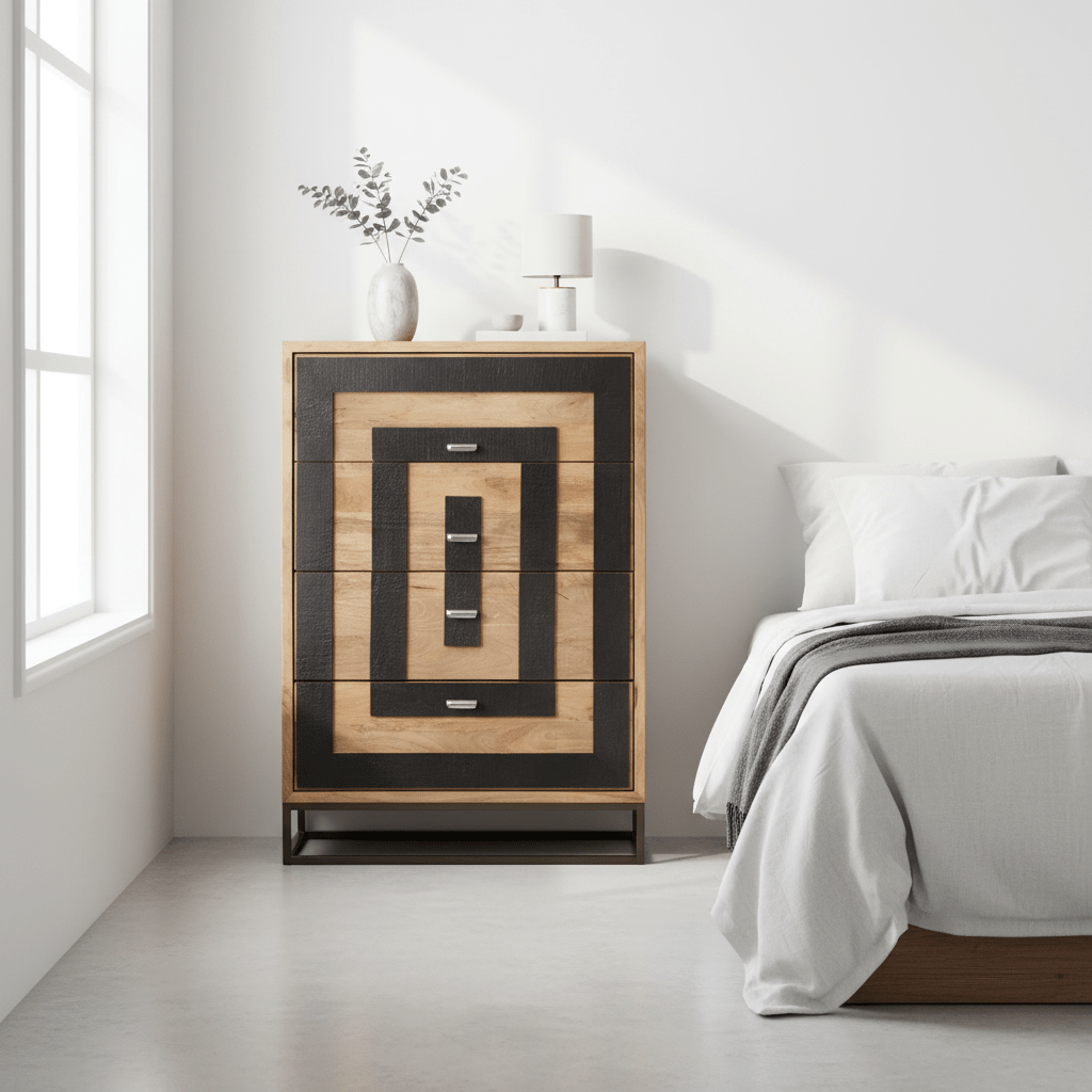 Salem Mango Wood Chest of 4 Drawers