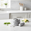 Salerno Grey Marble Clean Sided Mortar And Pestle