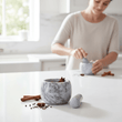 Salerno Grey Marble Clean Sided Mortar And Pestle