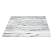 Salerno Large White Marble Rectangular Chopping and Serving Board