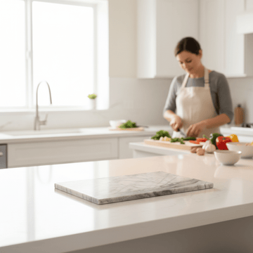 Salerno Marble Chopping and Serving Board