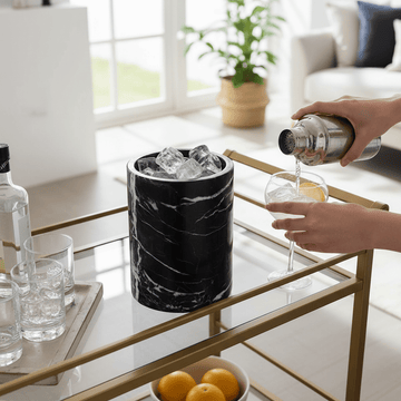 Salmo Black Marble Ice Bucket