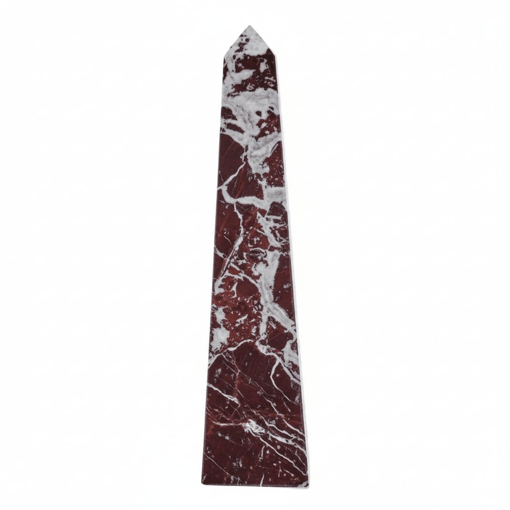Salmo Large Red Marble Obelisk