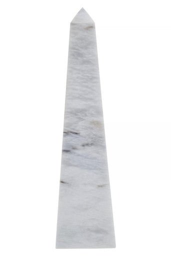 Salmo Large White Marble Obelisk