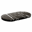 Salmo Oval Black Marble Serving Board
